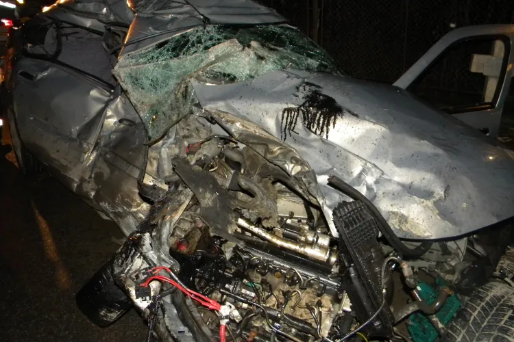 Accident grav la intrarea in Dej dinspre Gherla! Doi tineri au murit pe loc in urma impactului si unul a fost ranit! - VIDEO si FOTO