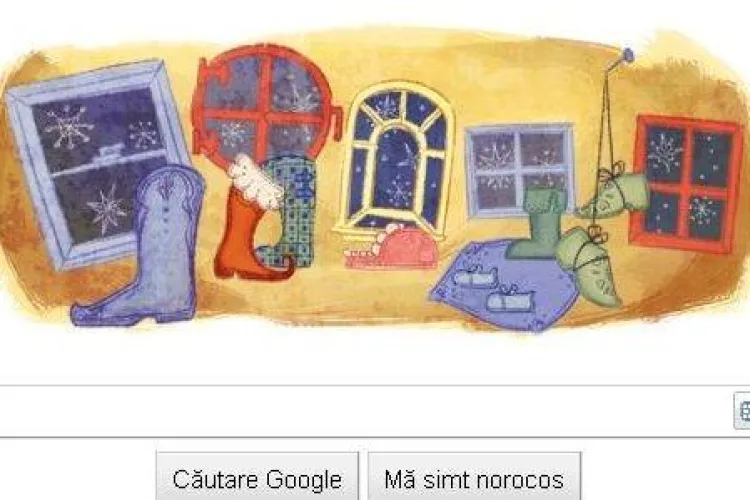 Google sarbatoreste venirea lui Mos Nicolae, cu un logo special!