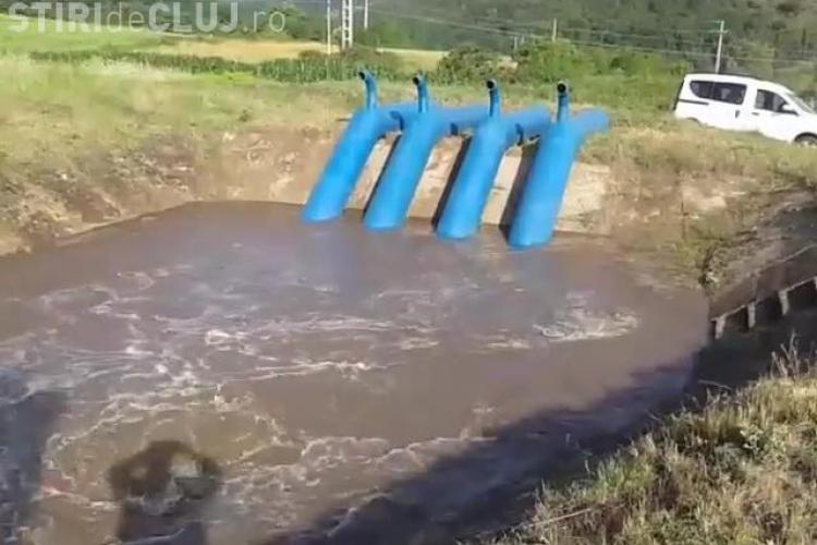 VIDEO: După 15 ani, sistemul de irigaţii din Cluj este repus în funcţiune 
