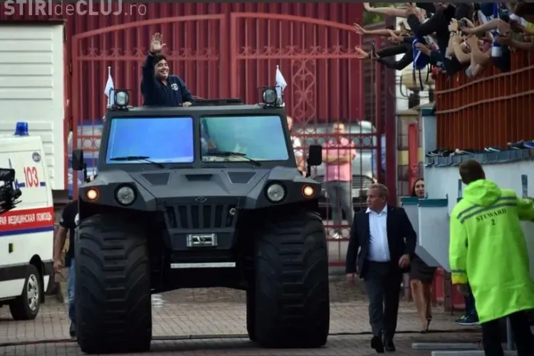 Diego Maradona a preluat echipa Dinamo Brest. Imagini de la prezentarea oficială a argentinianului