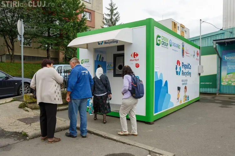 Două noi stații de colectare selectivă cu recompensă la Cluj. vezi unde sunt amplasate