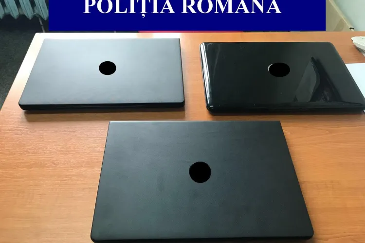 Spărgător prins la Cluj, după ce a furat laptopuri în valoare de 10.000 de lei. Bunurile au fost recuperate FOTO