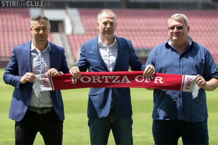 CFR Cluj l-a prezentat pe Edi Iordănescu, noul antrenor al echipei