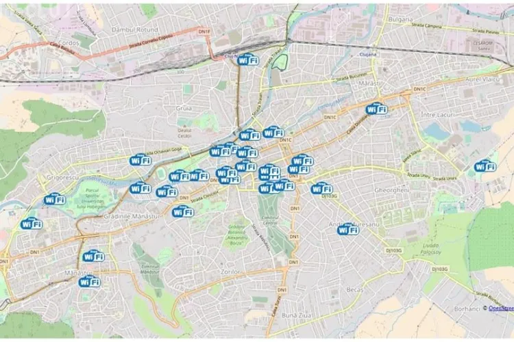 Rețeaua de Wi-Fi gratuit din Cluj-Napoca se extinde. Vezi unde poți avea internet gratis