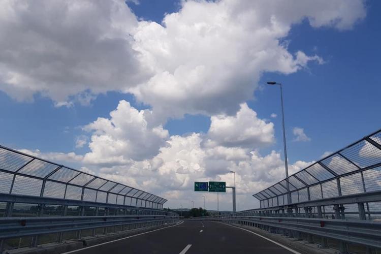 S-au deschis loturile 3 și 4 - Autostrada Turda-Sebeș - Primele imagini FOTO