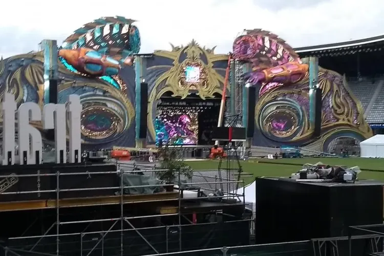 Cum arată scena UNTOLD 2018. Imagini în PREMIERĂ - VIDEO 