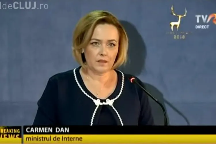 Carmen Dan NU a vrut să spună dacă a discutat cu Viorica Dăncilă în ziua protestelor violente