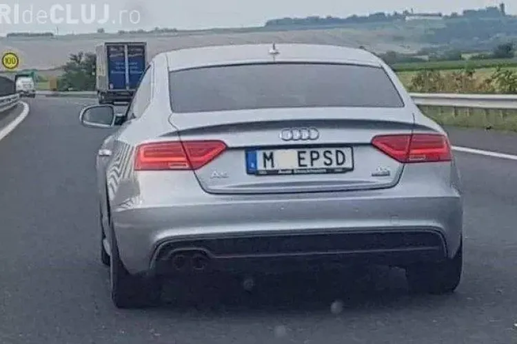 Poliția i-a făcut dosar penal șoferului cu ”M... PSD”