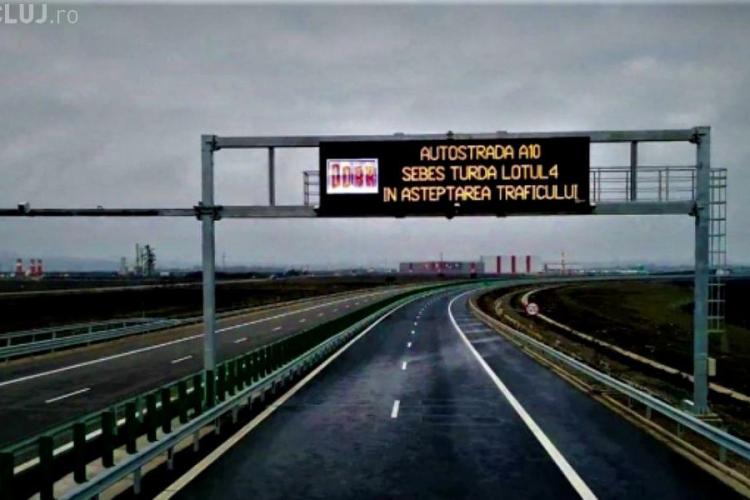 A fost recepționat lotul 4 al autostrăzii Sebeş - Turda, finalizat în decembrie 2017