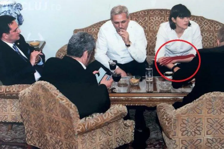 Amănuntul ”conspirativ” pe mâna lui Kovesi. Detaliul din poza prezentată de Ponta