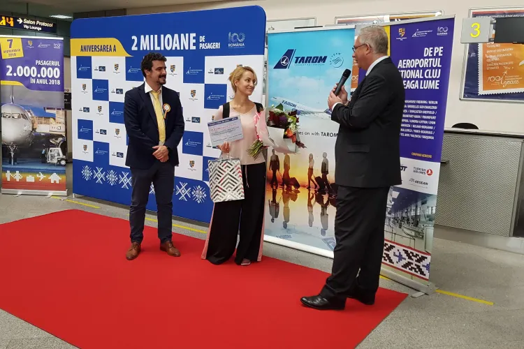 Aeroportul Cluj a ajuns la 2 milioane de pasageri mai repede ca anul trecut - VIDEO