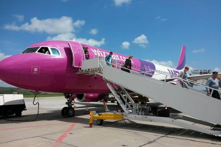 Wizz Air renunță la zborul București - Cluj