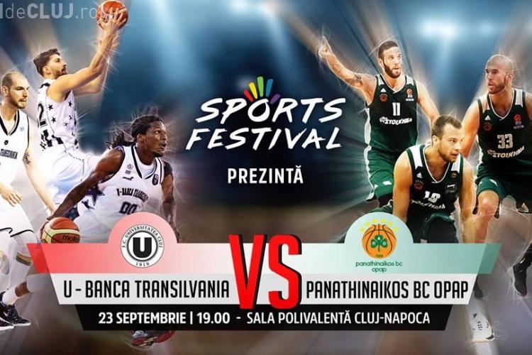Sports Festival Cluj: U-BT vs Panathinaikos în Sala Polivalentă