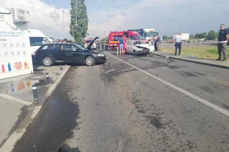 Accident lângă Piața IRA - FOTO