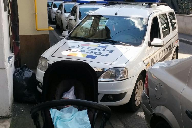”Pe deșteptul ăsta cine îl amendează?”. Poliția Locală din Cluj-Napoca face ce vrea - FOTO