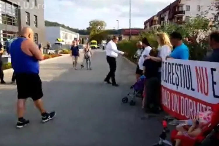 Protest în Florești. Oamenii cer să se oprească lucrările de construcție - VIDEO