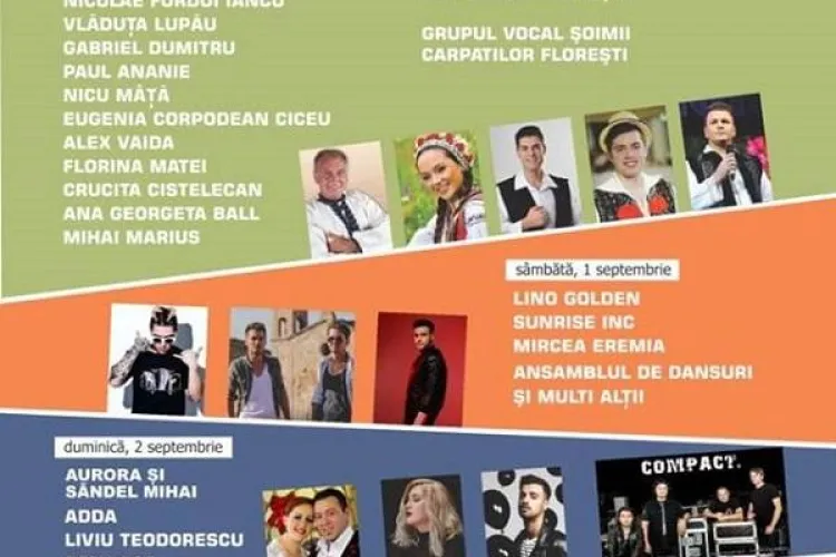 Program FloreștiFest 2018. Distracția va dura cinci zile