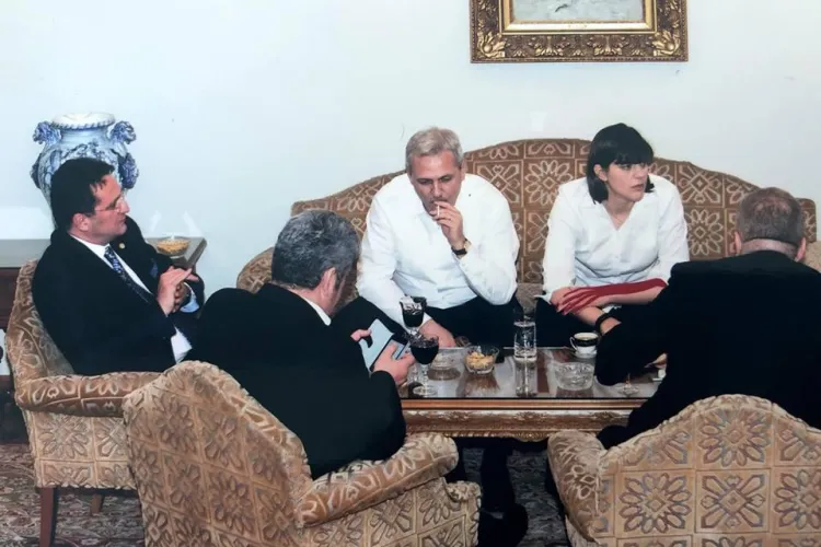 Ponta a postat o FOTOGRAFIE cu Dragnea lângă statul paralel: Maior, Kovesi și Oprea