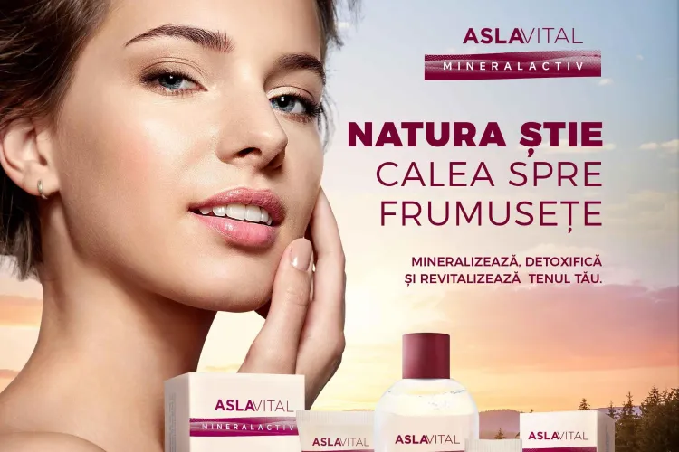 Farmec dezvoltă Aslavital, un brand unic pe piața locală, prin modernizarea gamei Aslavital Mineralactiv (P)