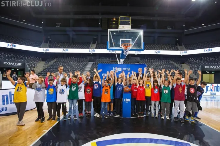Liga Jr. NBA s-a inaugurat la Cluj, la BT Arena FOTO
