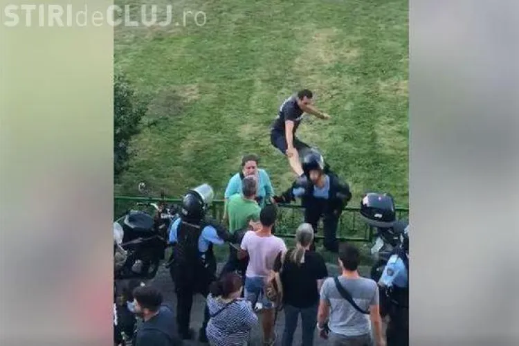 Protestatarul ”KUNG FU” din 10 august, arestat preventiv de judecători