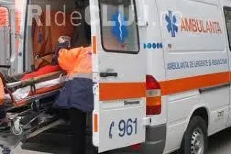 CLUJ: Accident cu o victimă la Dej. Un șofer s-a răsturnat cu mașina de la 10 metri înălțime