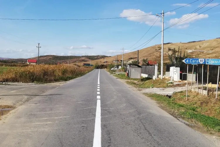 Consiliul Judeţean Cluj se laudă că trasează un drum - FOTO