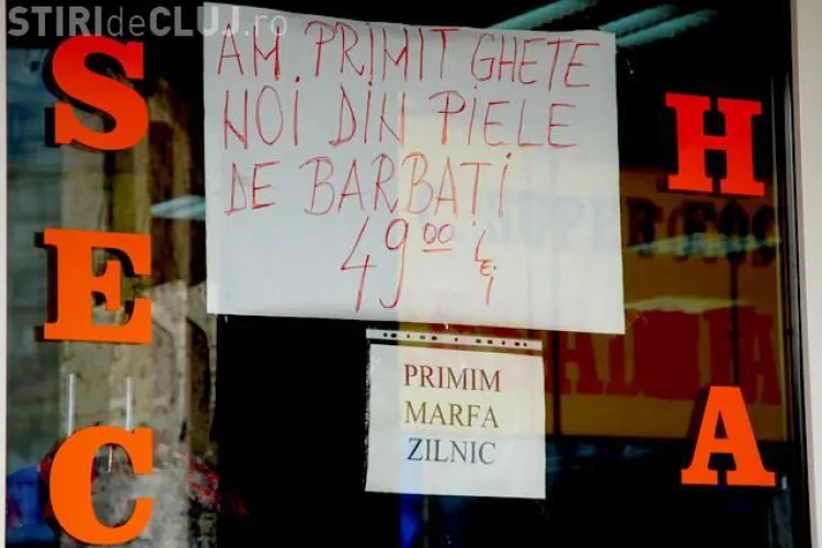 ”Am primit ghete noi din piele de bărbați!”. Reclama e sufletul comerțului - FOTO