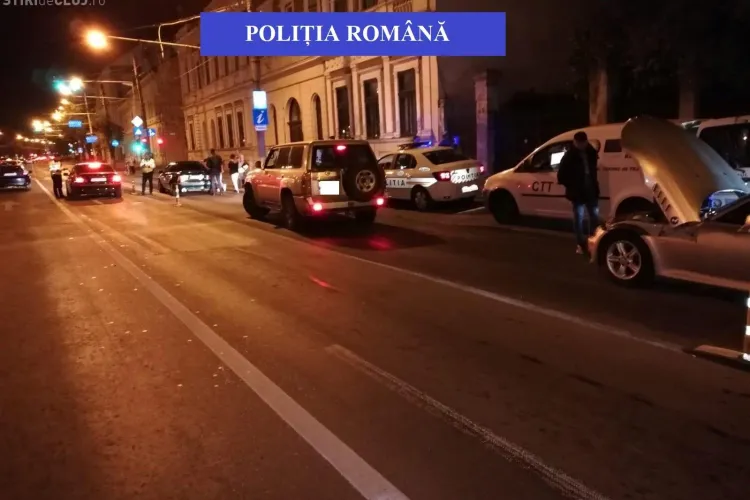 Razie de amploare la Cluj! Câți vitezomani au fost prinși într-o singură  seară FOTO
