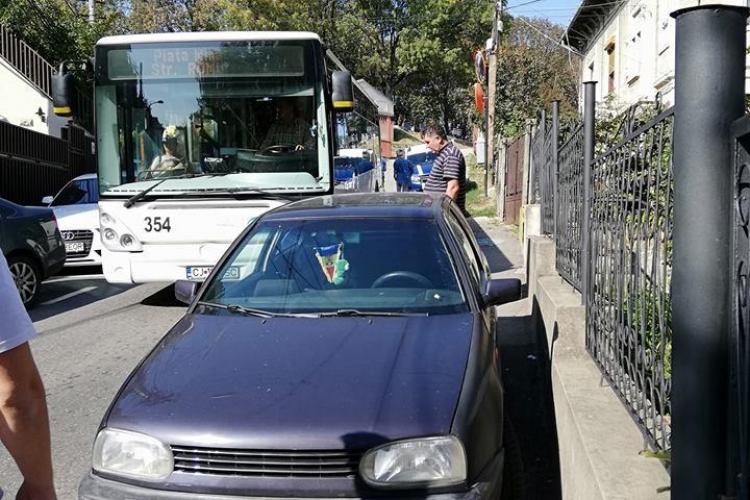 Cluj: Un șofer a blocat autobuzul mai bine de o oră
