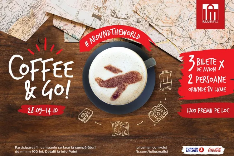 La Iulius Mall Cluj ești la o cafea distanță de călătoria mult visată!