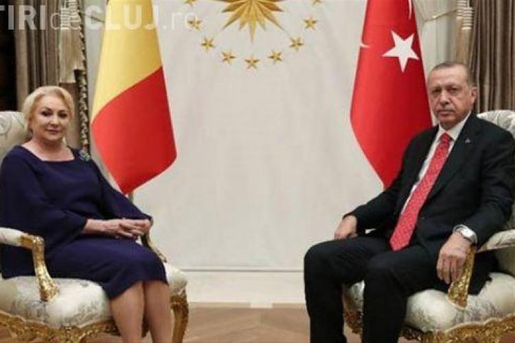 Premierul Dăncilă s-a întâlnit cu președintele Turciei