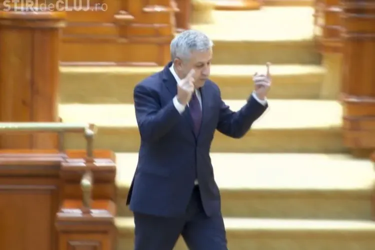 VIDEO - Florin Iordache ”Altă întrebare” a arătat degetul mijlociu opoziției. S-a întâmplat în Parlament
