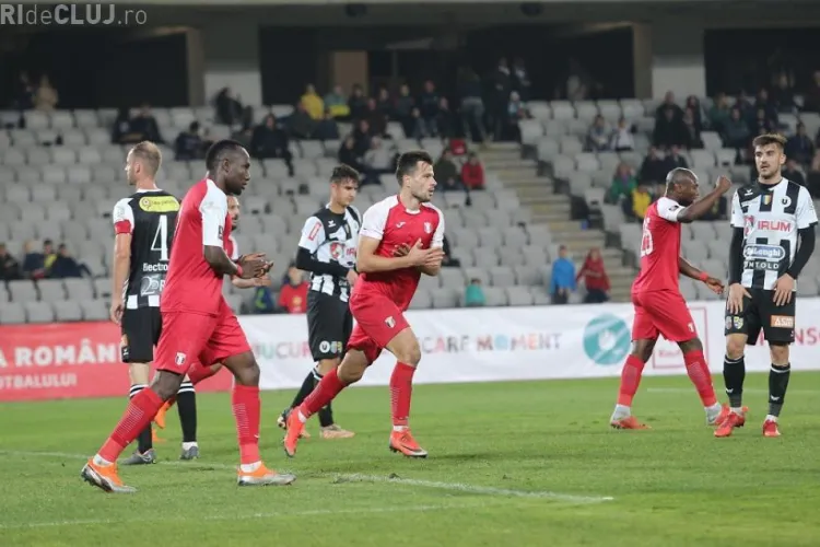 U Cluj - Astra 3-4. Clujenii au marcat de 3 ori în 8 minute, dar au pierdut - REZUMAT VIDEO