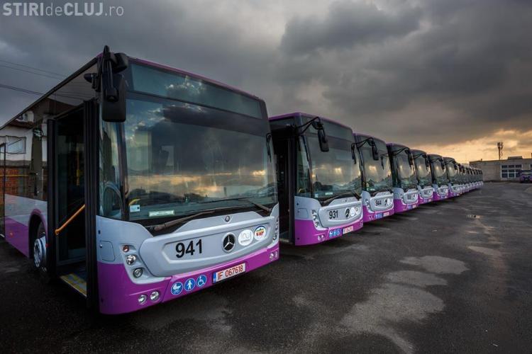 Primăria anunță achiziția a altor 60 de autobuze Mercedes pentru transportul public din Cluj-Napoca. Când se livrează FOTO