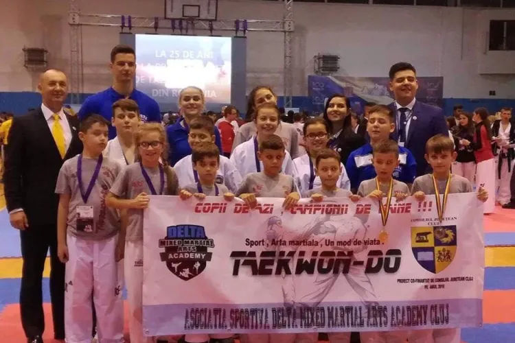 Sportivii de la ACS Delta MMA Cluj au câștigat 8 medalii de aur la Cupa României la Taeokwon-do ITF