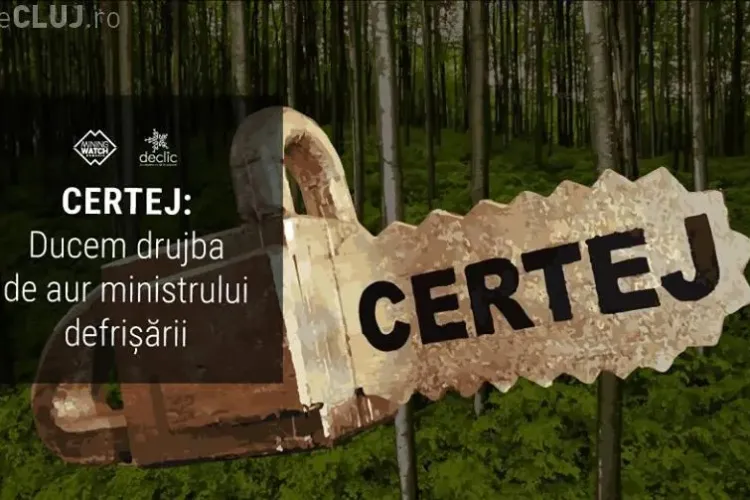 Ministrul Apelor și Pădurilor primește drujba de aur pentru defrișarea a 56 de hectare de pădure