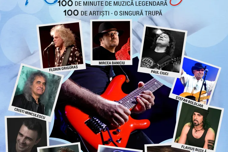 Evenimentul lunii noiembrie la Cluj: "100 pentru România”. 100 de artiști, instrumentiști și soliști cântă timp de 100 de minute