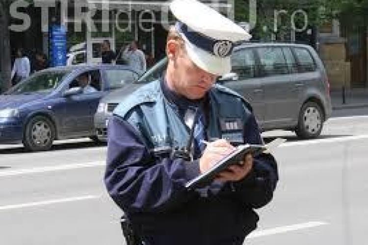Zeci de amenzi aplicate în trafic de polițiști, la Cluj-Napoca. Au ”vânat” vitezomanii