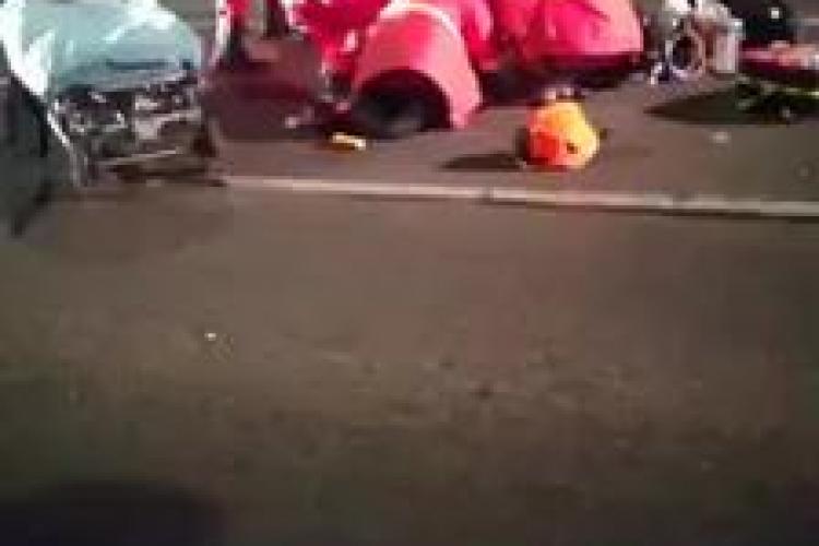 Accident grav în Florești, lângă Volvo! A MURIT pietonul lovit de taxi - VIDEO