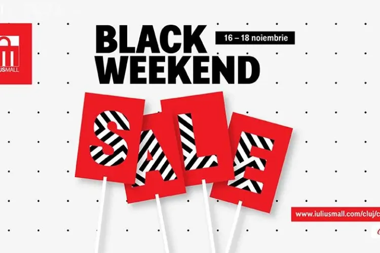 Trei zile cu promoții de până la 80%, de Black Weekend, la Iulius Mall Cluj