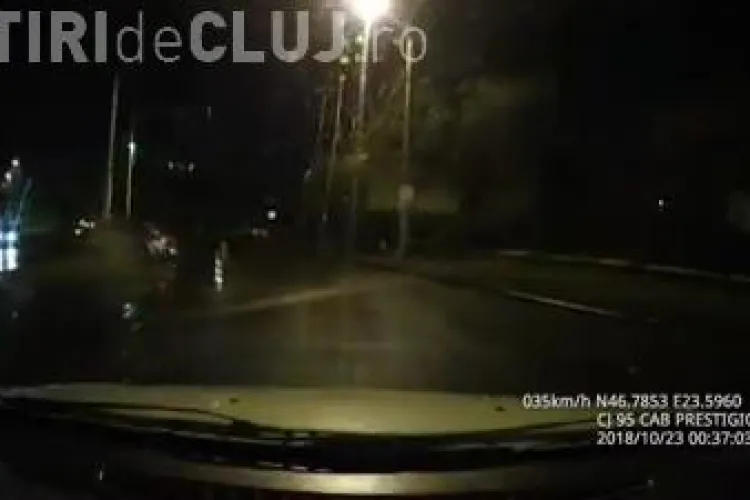 Accident filmat LIVE pe strada Oașului. De ce derapează șoferii - VIDEO
