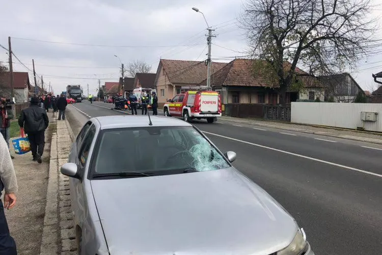 Ziua și accidentul mortal la Cluj! Un pieton a fost lovit în plin de mașină la Cuzdrioara FOTO