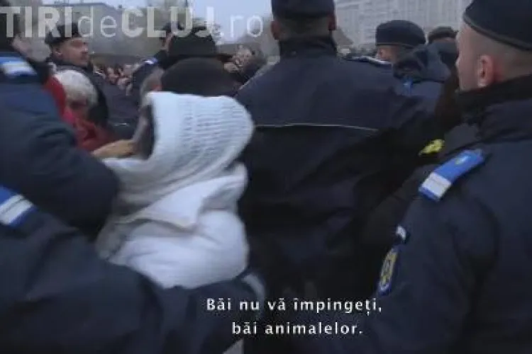 VIDEO de la sfințirea catedralei Mântuirii Neamului: Nu vă mai împingeți, măi animalelor! 