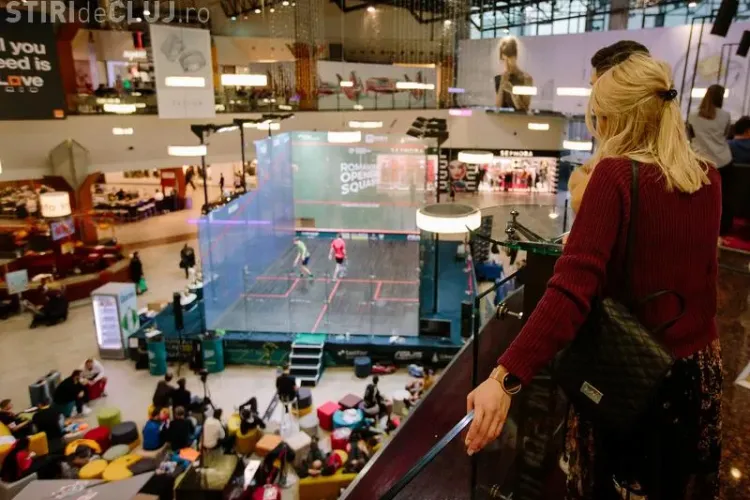 Turneu internațional Open Squash, în week-end, la Iulius Mall Cluj 