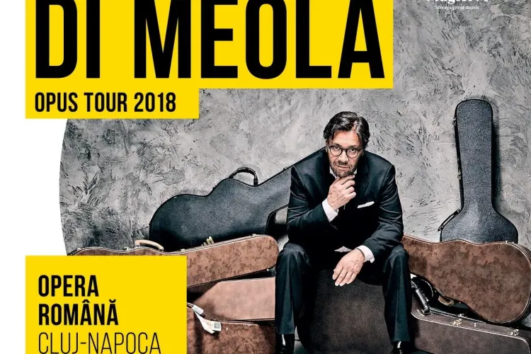 Al Di Meola revine în Cluj-Napoca într-un concert extraordinar de lansare a noului său album – Opus