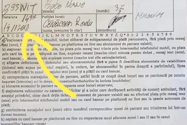 Ce a pățit un șofer clujean care și-a achitat parcarea prin SMS. Dorel de la Primărie l-a aranjat - FOTO