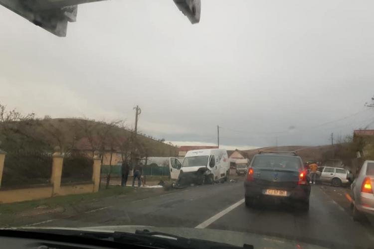 Accident cu două victime pe un drum din Cluj FOTO