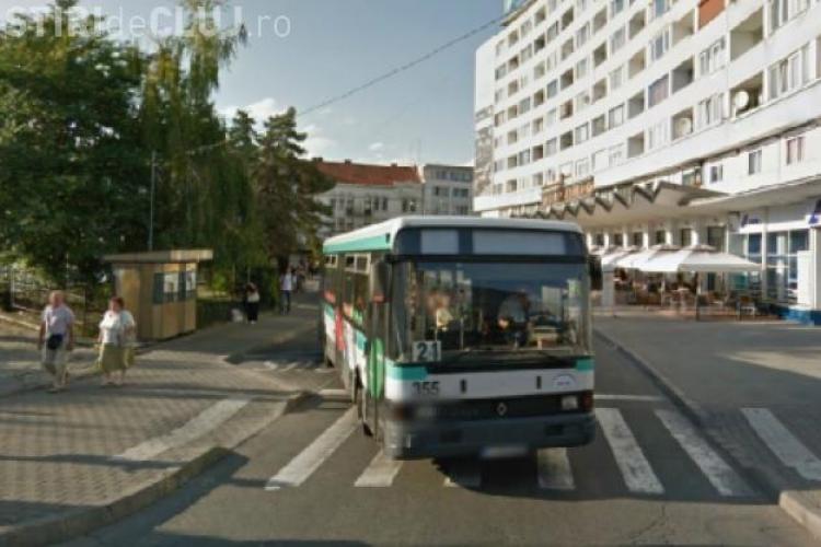 Stația de autobuz de la Cinema Florin Piersic se mută provizoriu