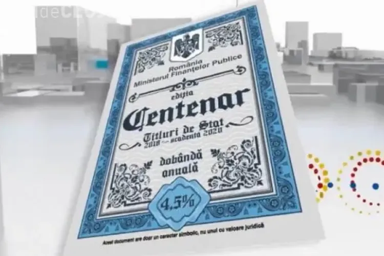 Se lansează titluri de stat Centenar cu dobândă neimpozabilă de 4,5%